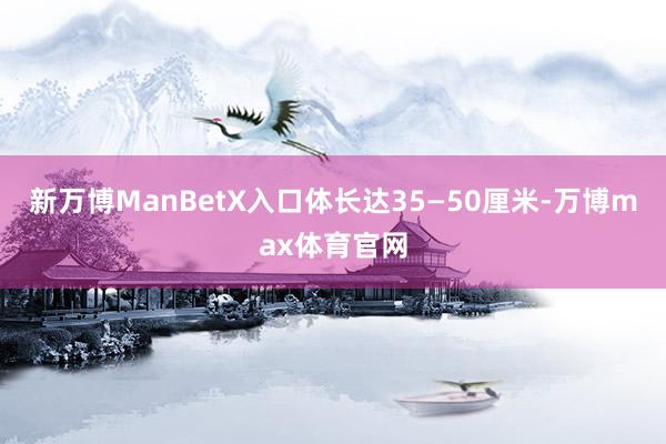 新万博ManBetX入口体长达35—50厘米-万博max体育官网